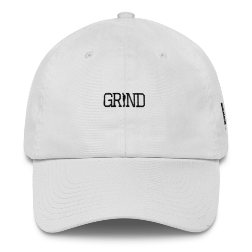 GRIND - White Dad Hat